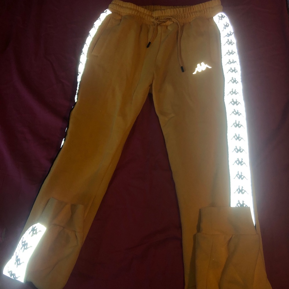 Yellow kappa sweats